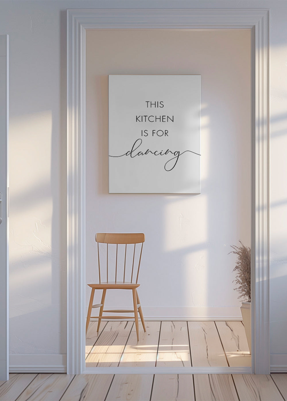This kitchen is for dancing