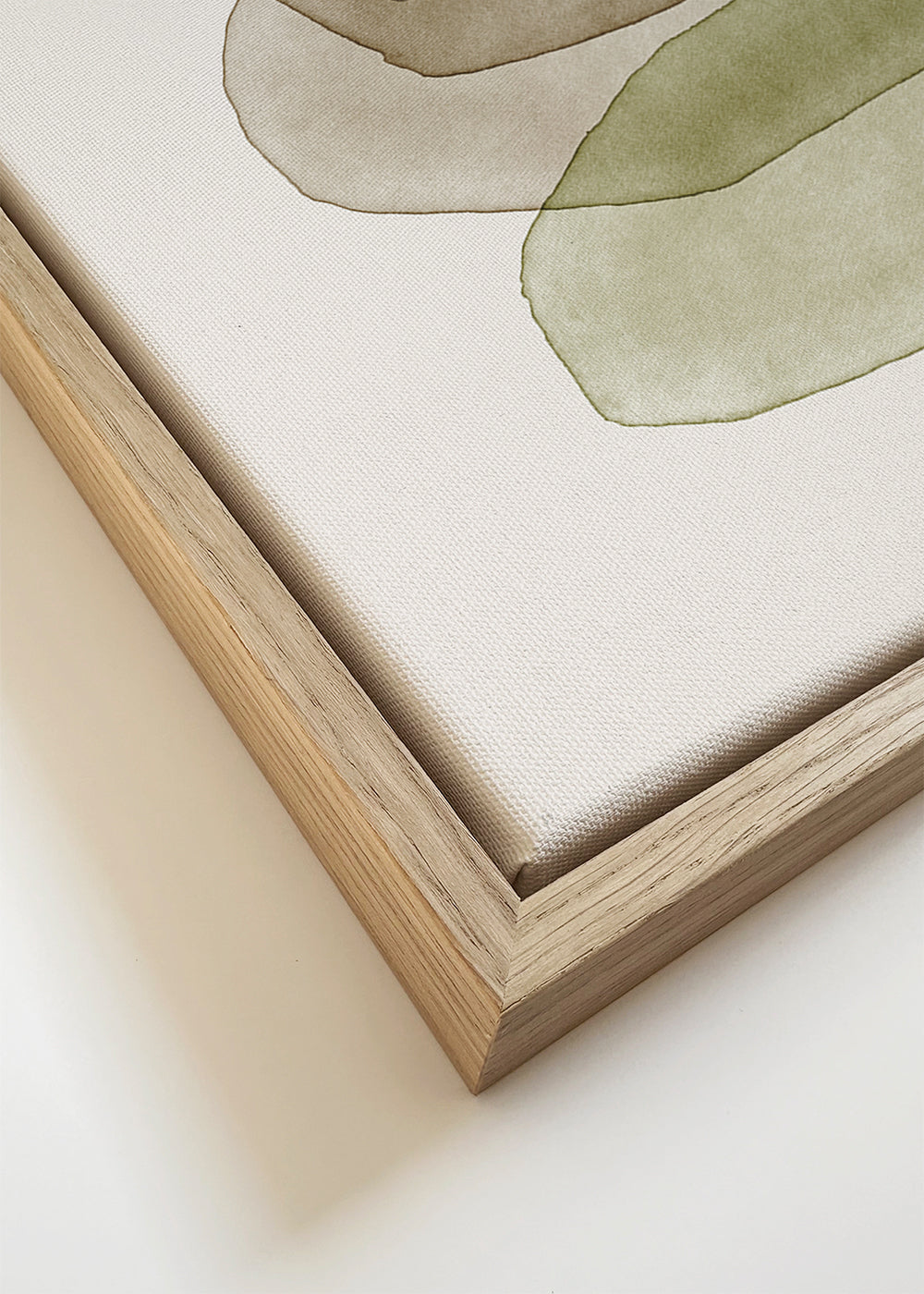 Abstract kunstwerk met verticale waterverf vormen