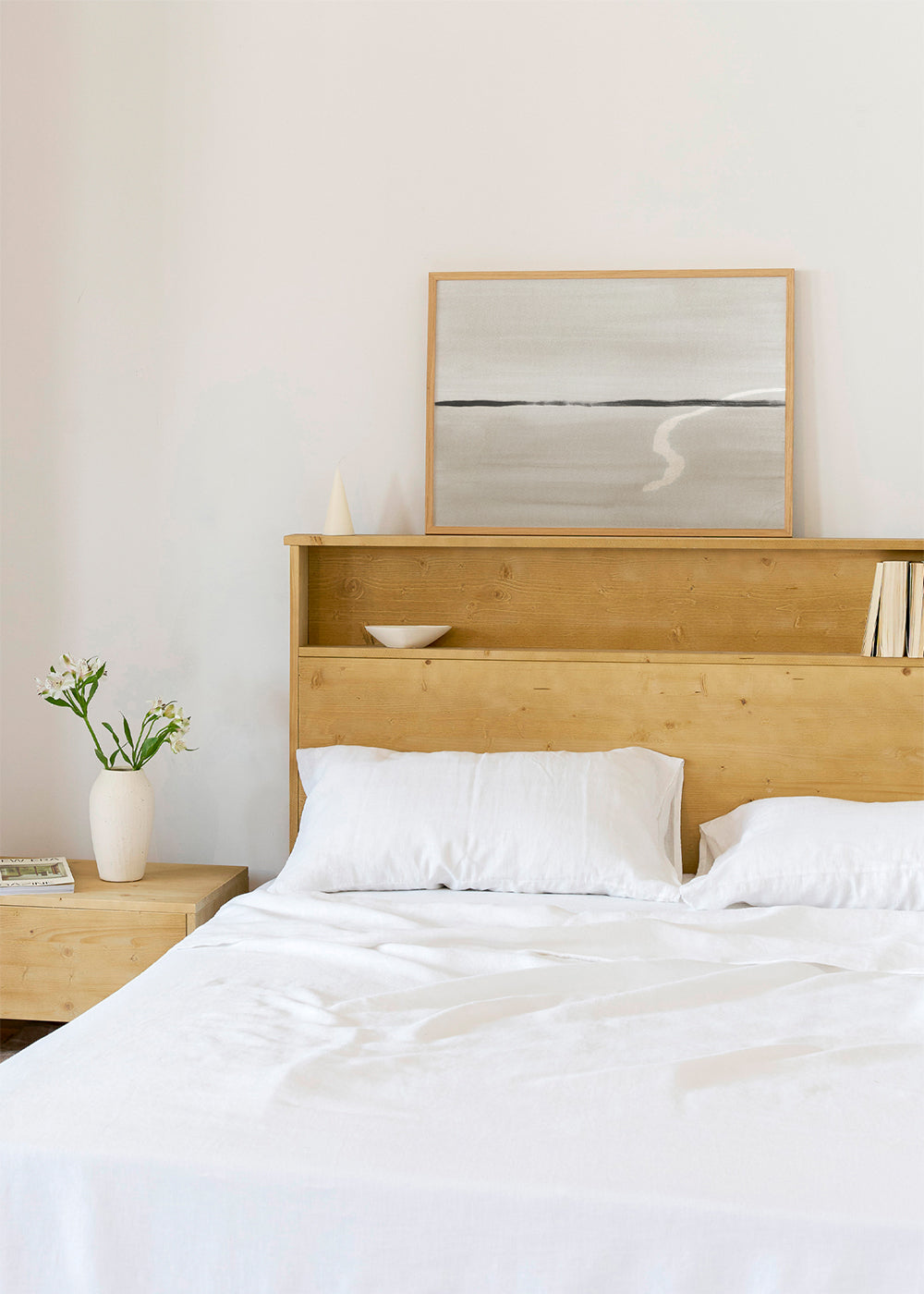 Minimalistische horizon in beige tinten