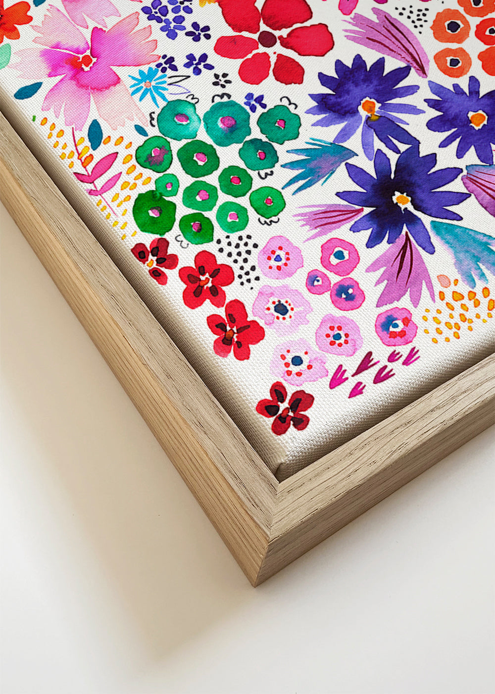 Botanische poster kleurrijke bloemen