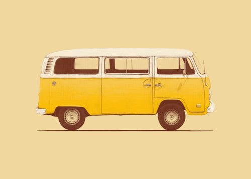 Yellow Van - Unframed art print