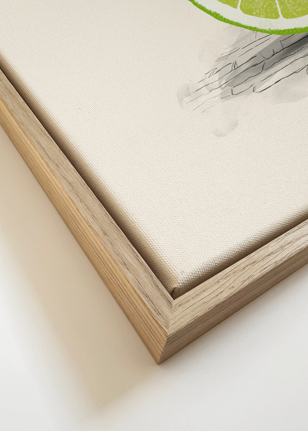 Acid - Framed canvas detail