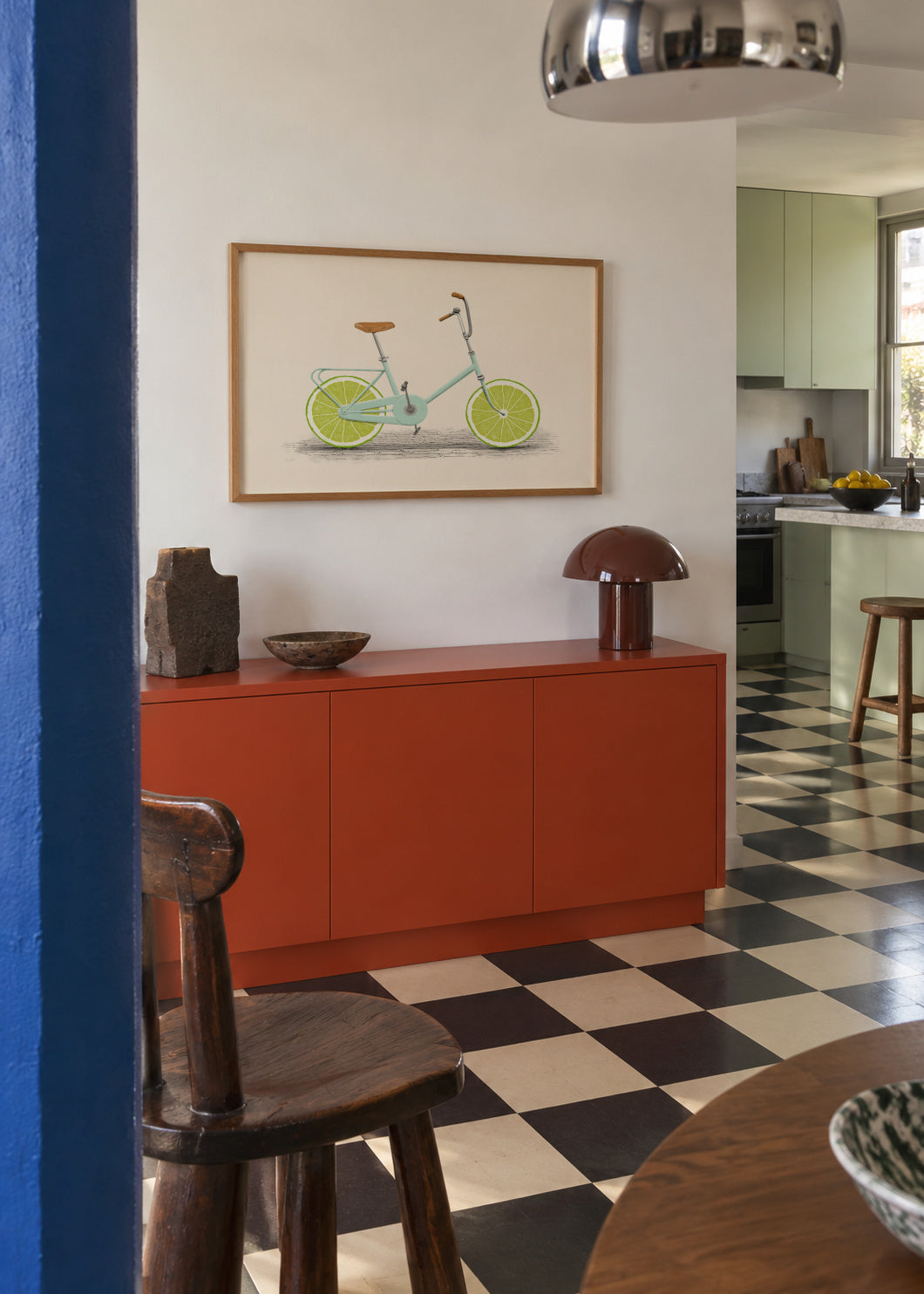 Acid - Framed poster in an interior
