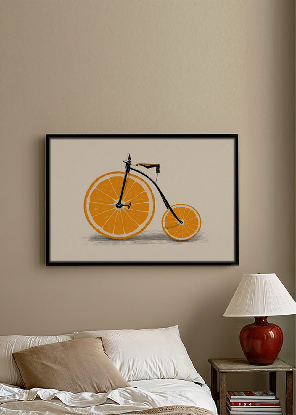 Keuken kunst: sinaasappelfiets