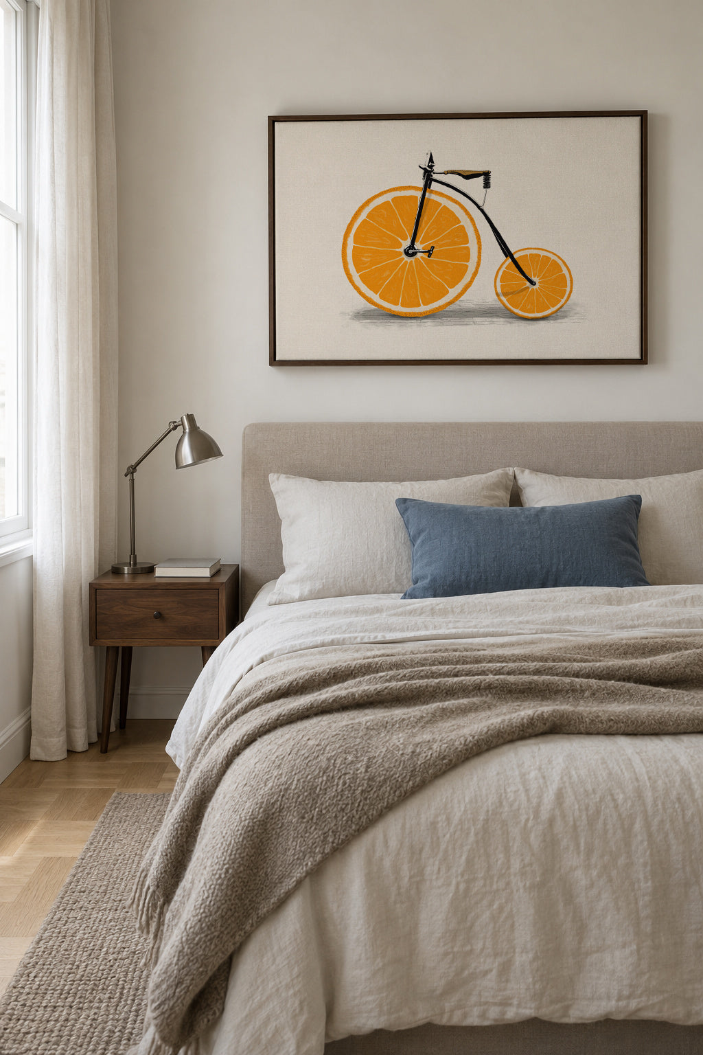 Vitamin - Framed canvas in an interior