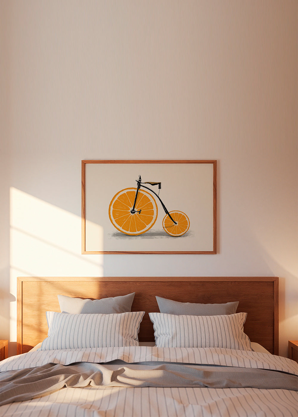 Keuken kunst: sinaasappelfiets