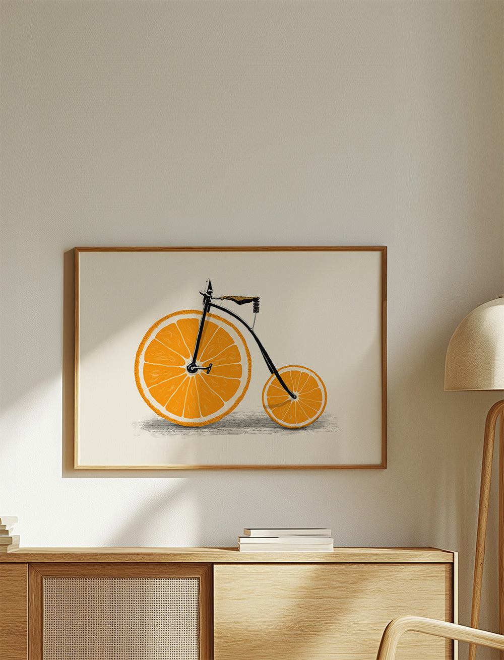 Keuken kunst: sinaasappelfiets
