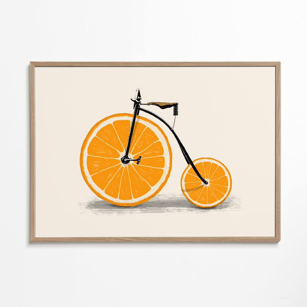 Keuken kunst: sinaasappelfiets