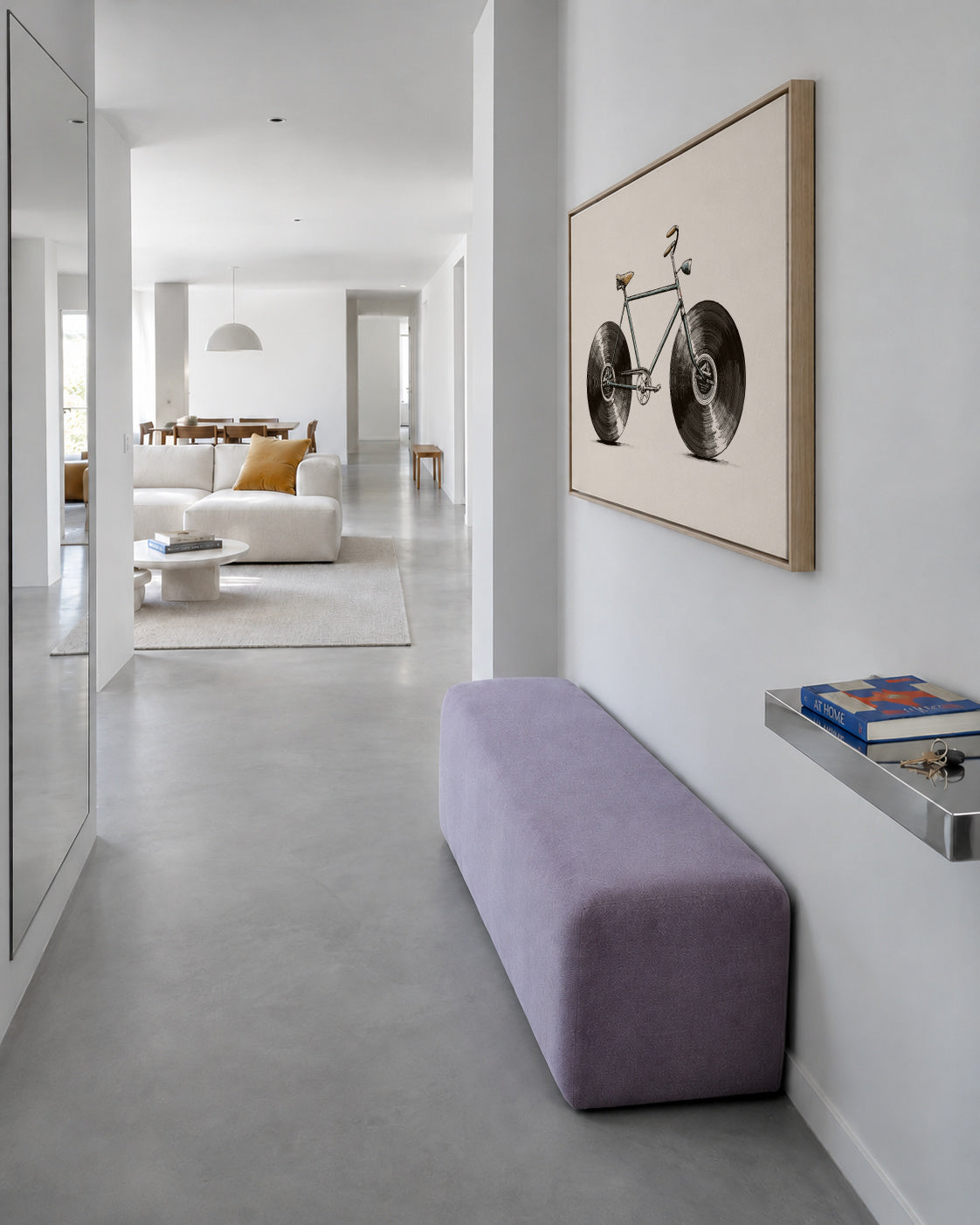 Velophone - Framed canvas in an interior