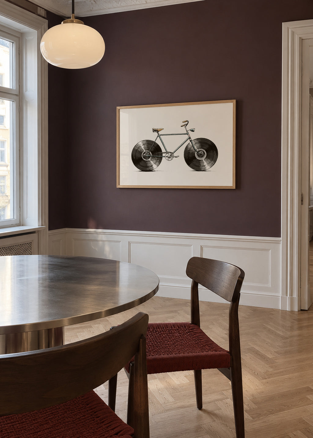 Velophone - Framed poster in an interior
