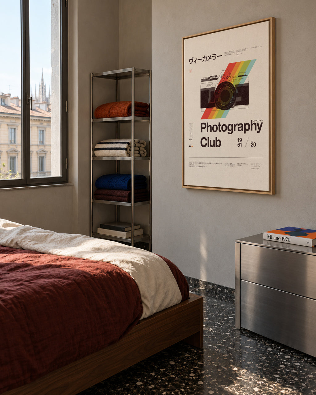 Photography Club - Framed canvas in an interior