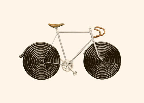 Dropfiets illustratie