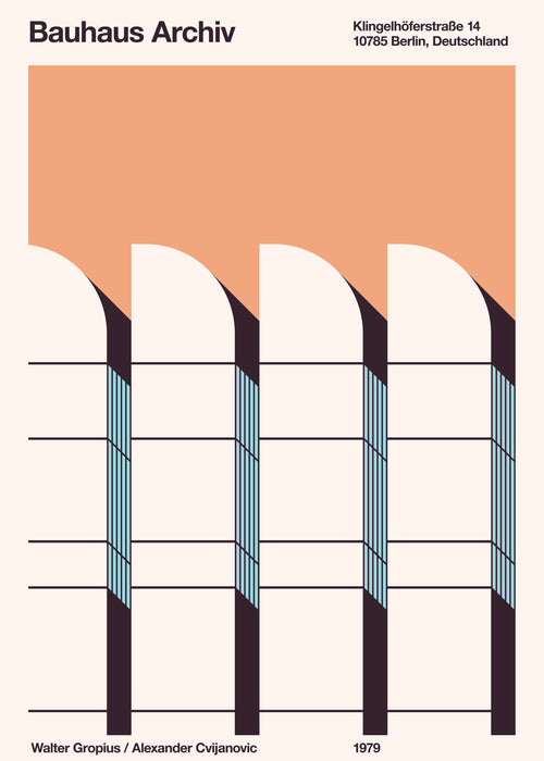 Bauhaus - Archiv Berlin - Unframed art print