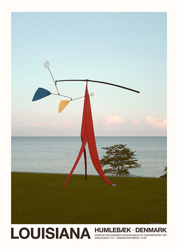 Poster de voyage Louisiana mobile sculptural