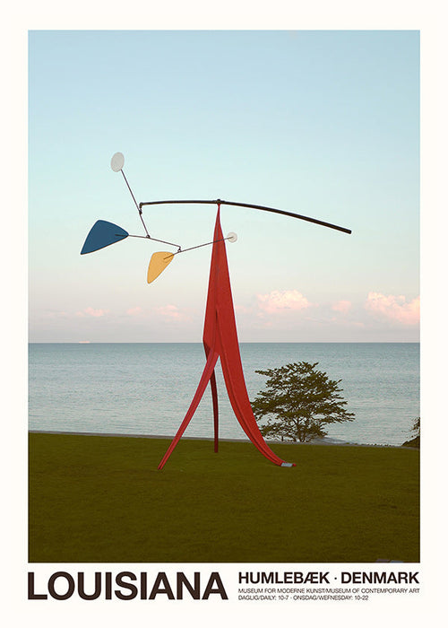 Reisposter Louisiana sculpturaal mobiel
