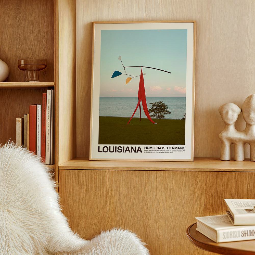 Reisposter Louisiana sculpturaal mobiel