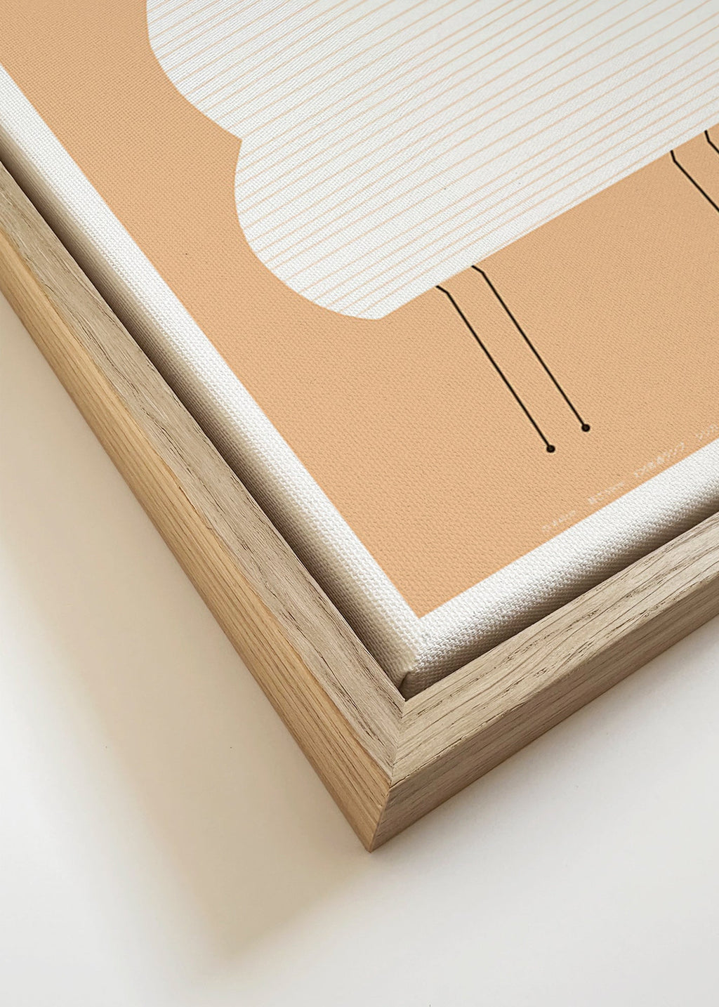 Illustration Noguchi Akari en lignes minimalistes