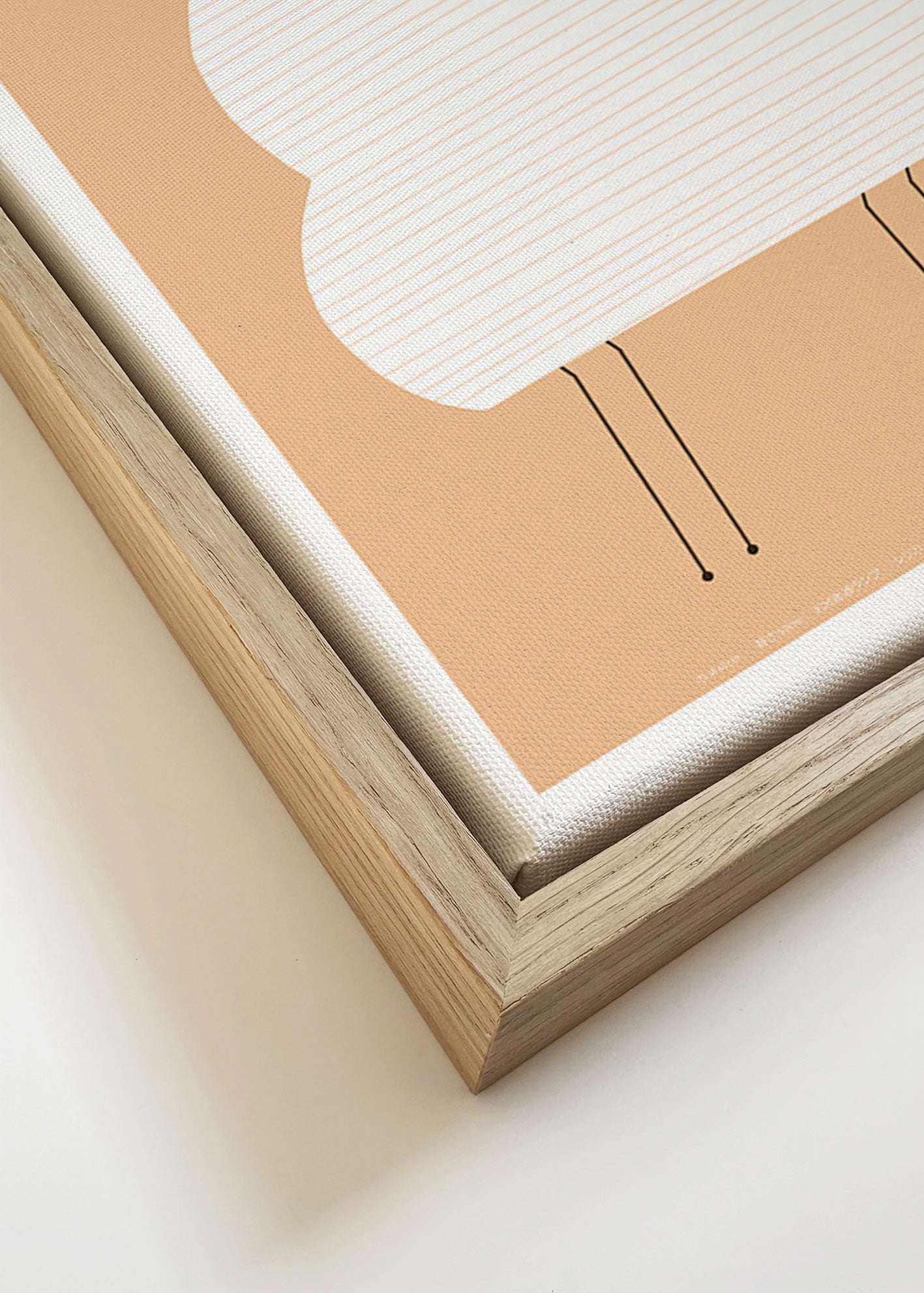 Illustration Noguchi Akari en lignes minimalistes