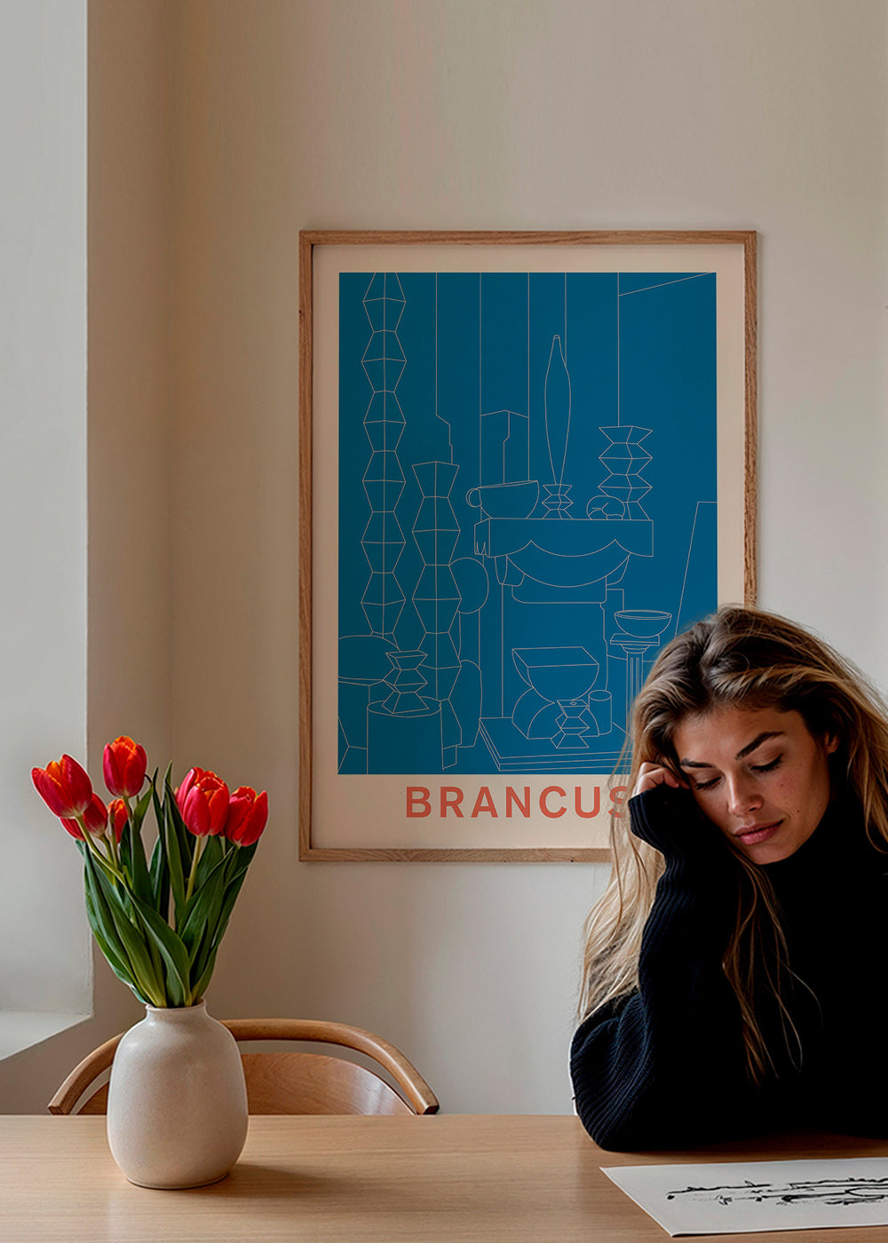 Geometrische Illustration Brancusi