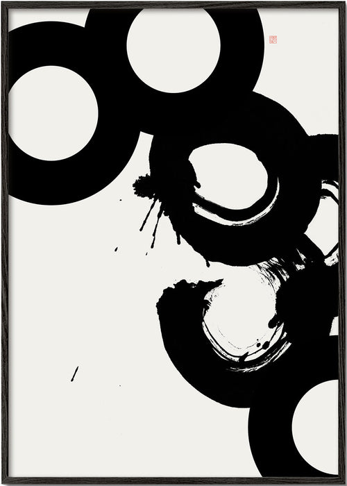 Abstract kunst Inktcirkels