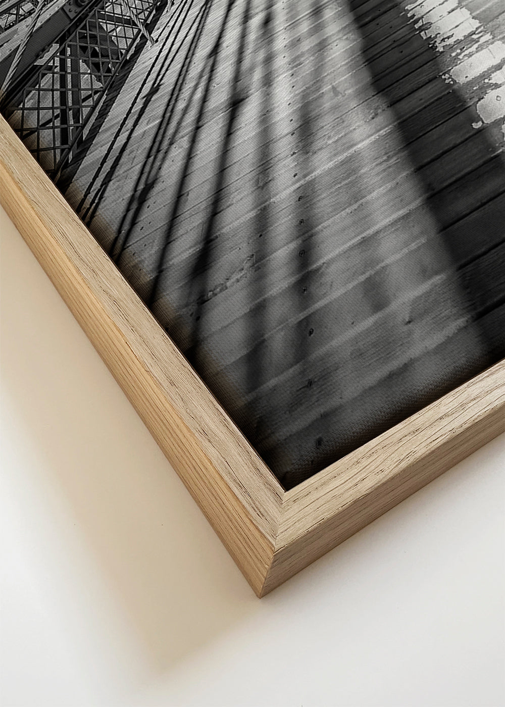 Keuken kunst Brooklyn Bridge zwart-wit