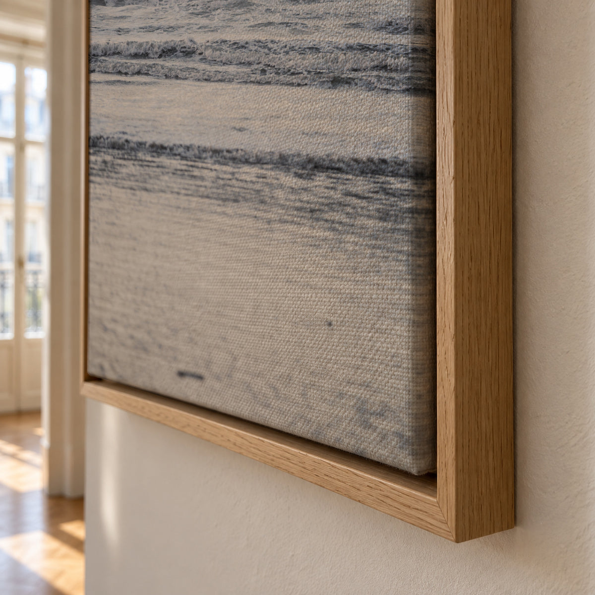 The Sea - Framed canvas detail