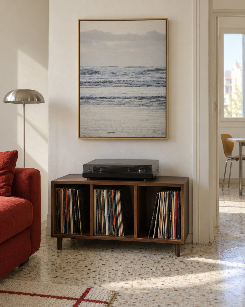 The Sea - Framed canvas in an interior