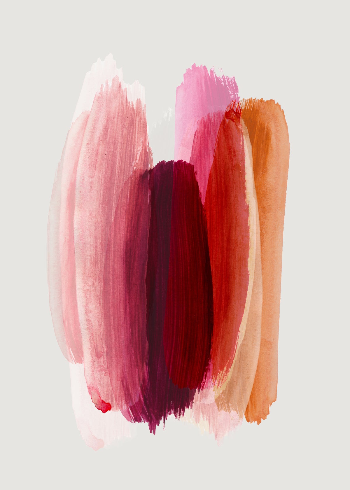 Abstract Brush Strokes 32X - Unframed art print