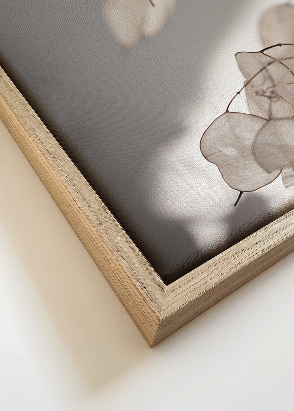 Botanische print transparante bladeren foto