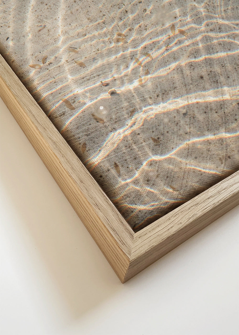 Landschap kunst: rimpels op ondiep zand