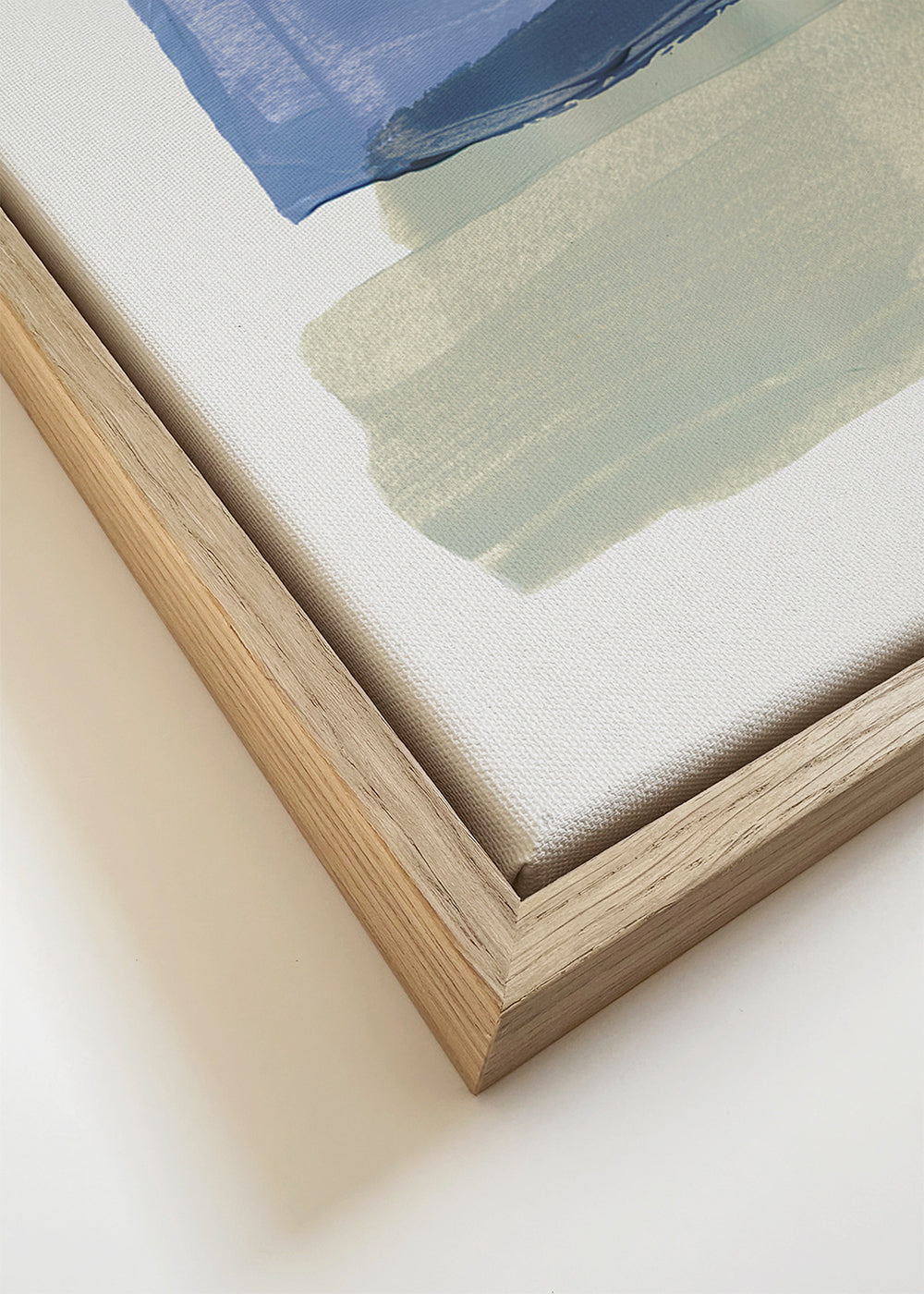 Abstracte kunst gelaagde penseelstreken