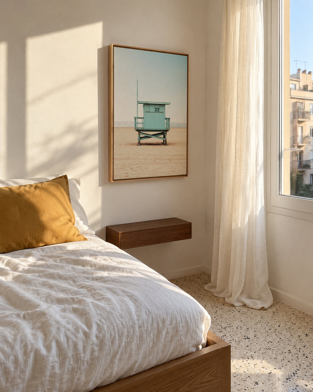 Tower 22 - Framed canvas in an interior