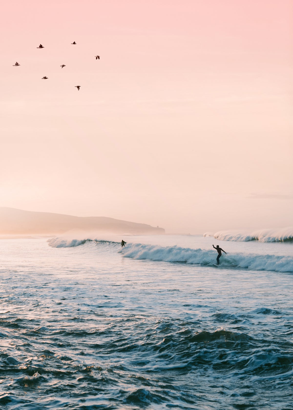 Sunset Surf - Unframed art print
