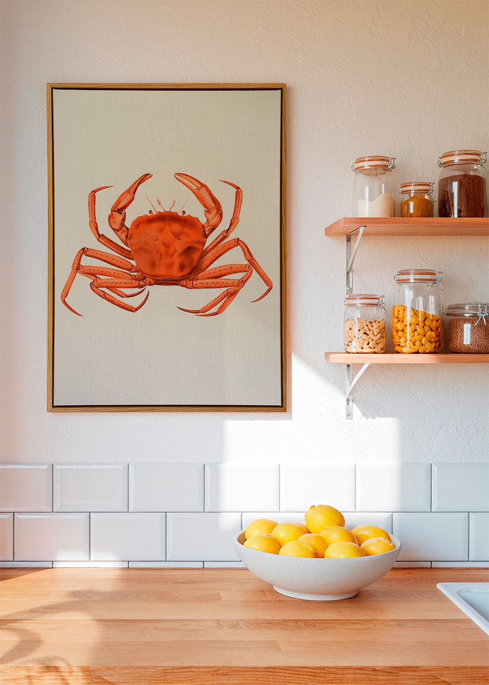 Watercolor Crab
