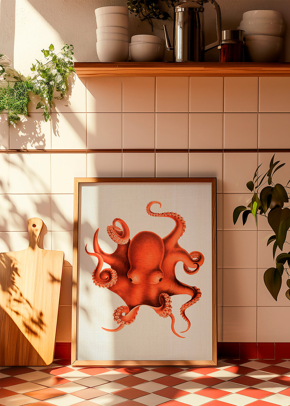 Watercolor Octopus