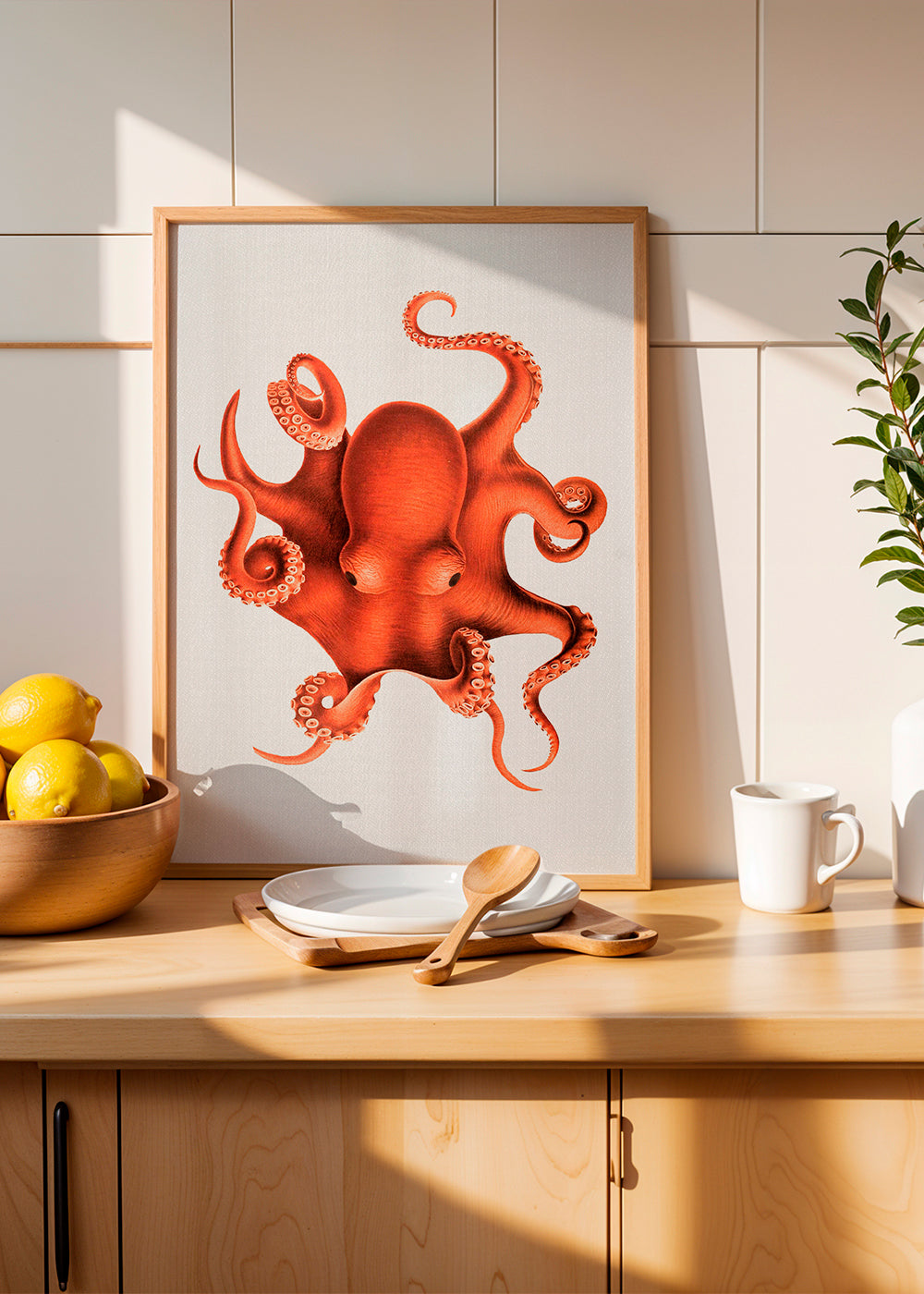 Watercolor Octopus
