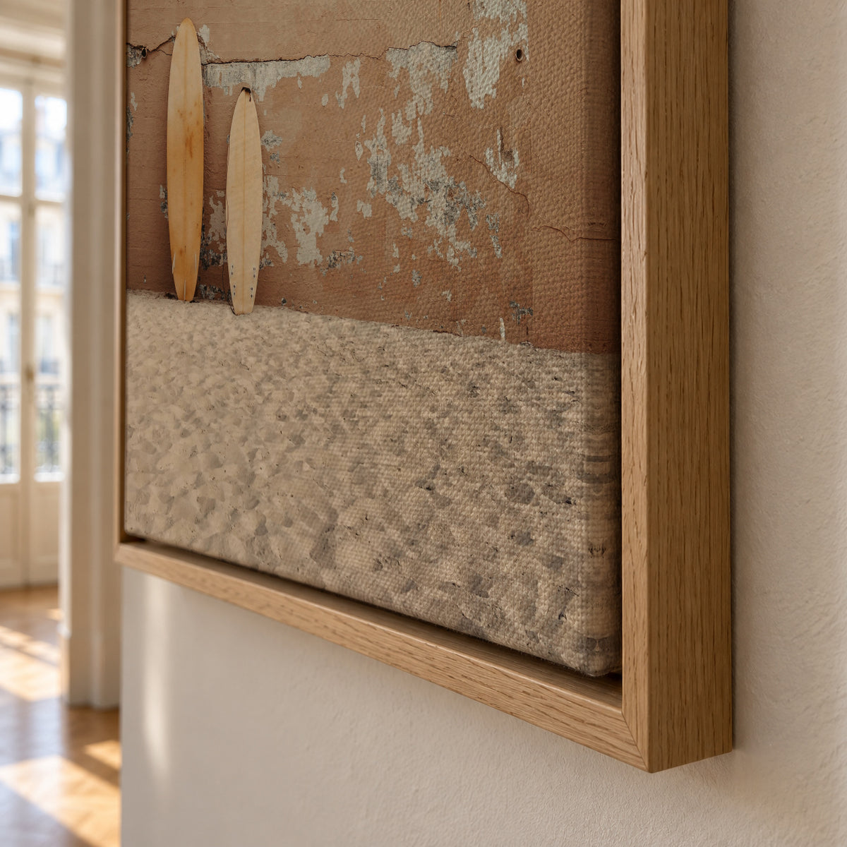 California Dream - Framed canvas detail