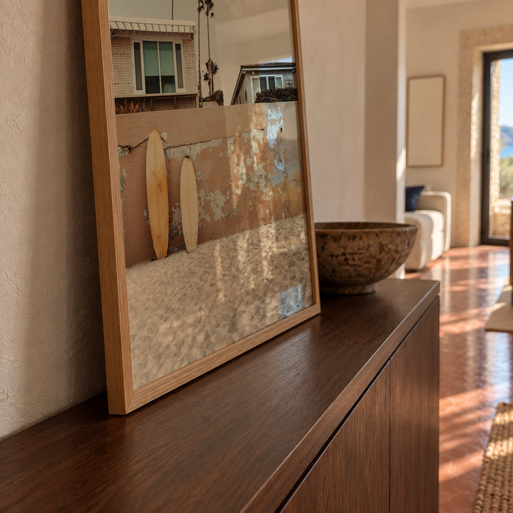 California Dream - Framed poster in an interior