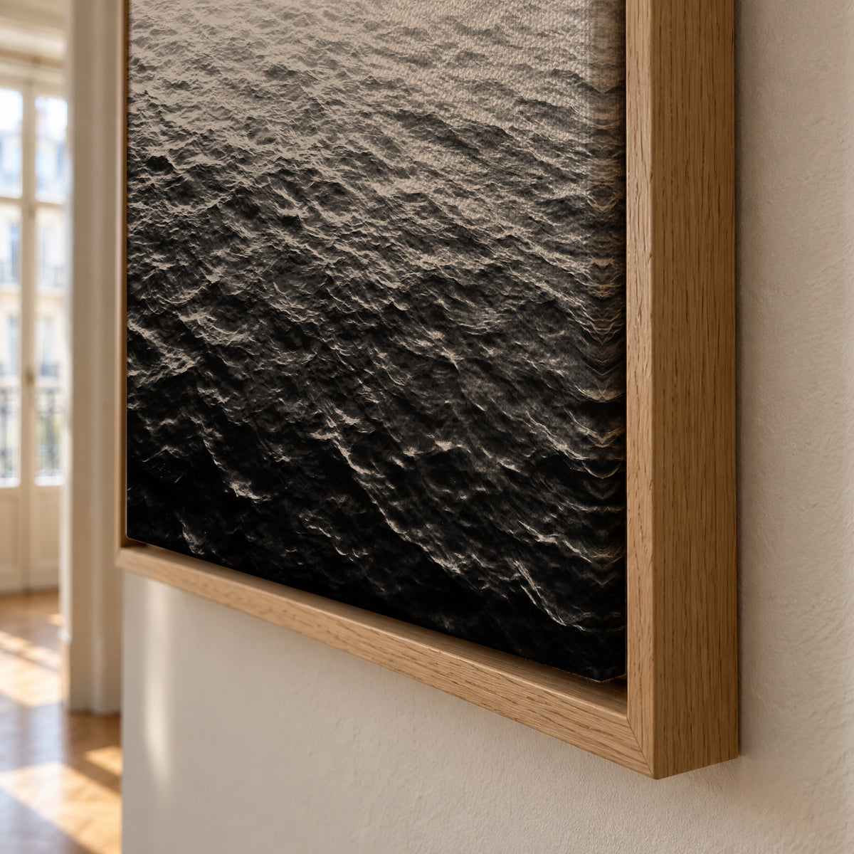Lost In The Ocean - Framed canvas detail
