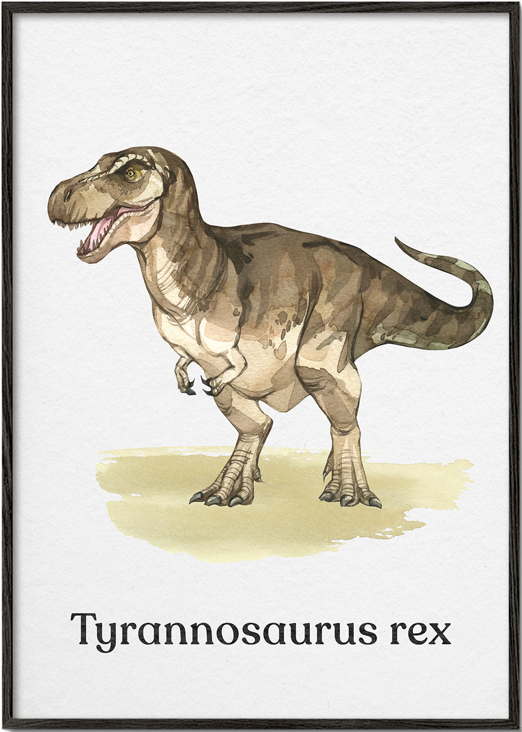 Artwork Tyrannosaurus rex illustratie