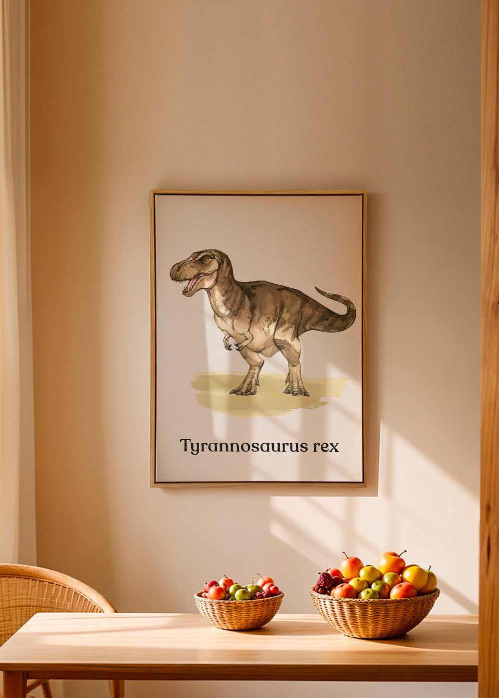 Artwork Tyrannosaurus rex illustratie