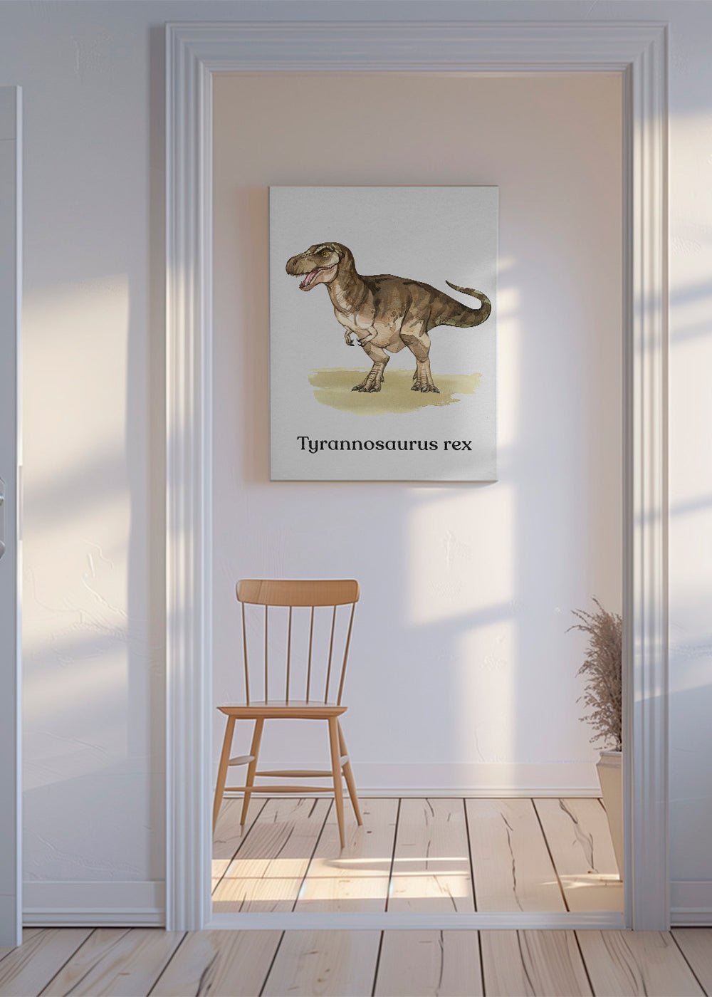 Artwork Tyrannosaurus rex illustratie