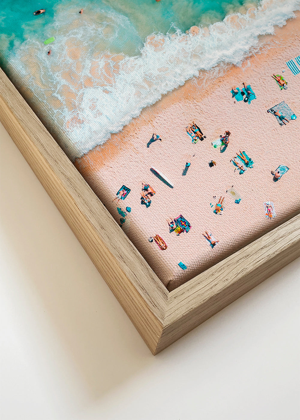Landschap kunst: luchtfoto van strand