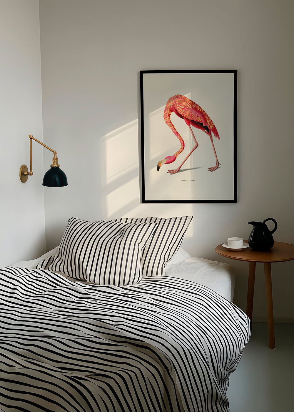 Boho flamingo illustratie
