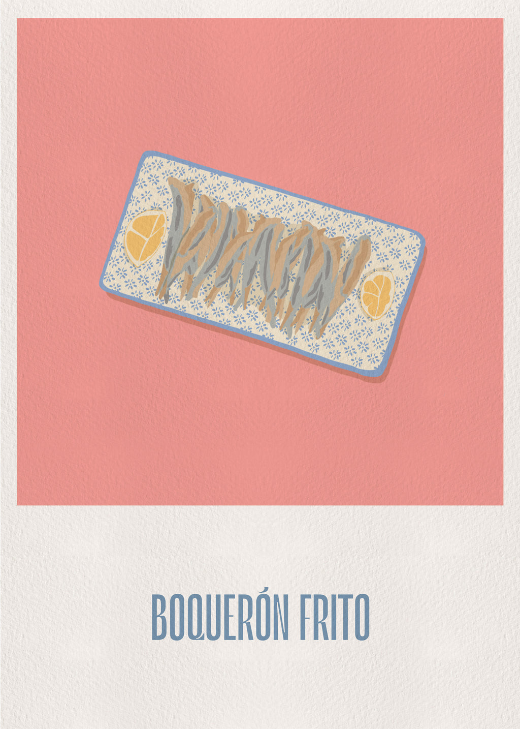 Boquerón frito - Unframed art print