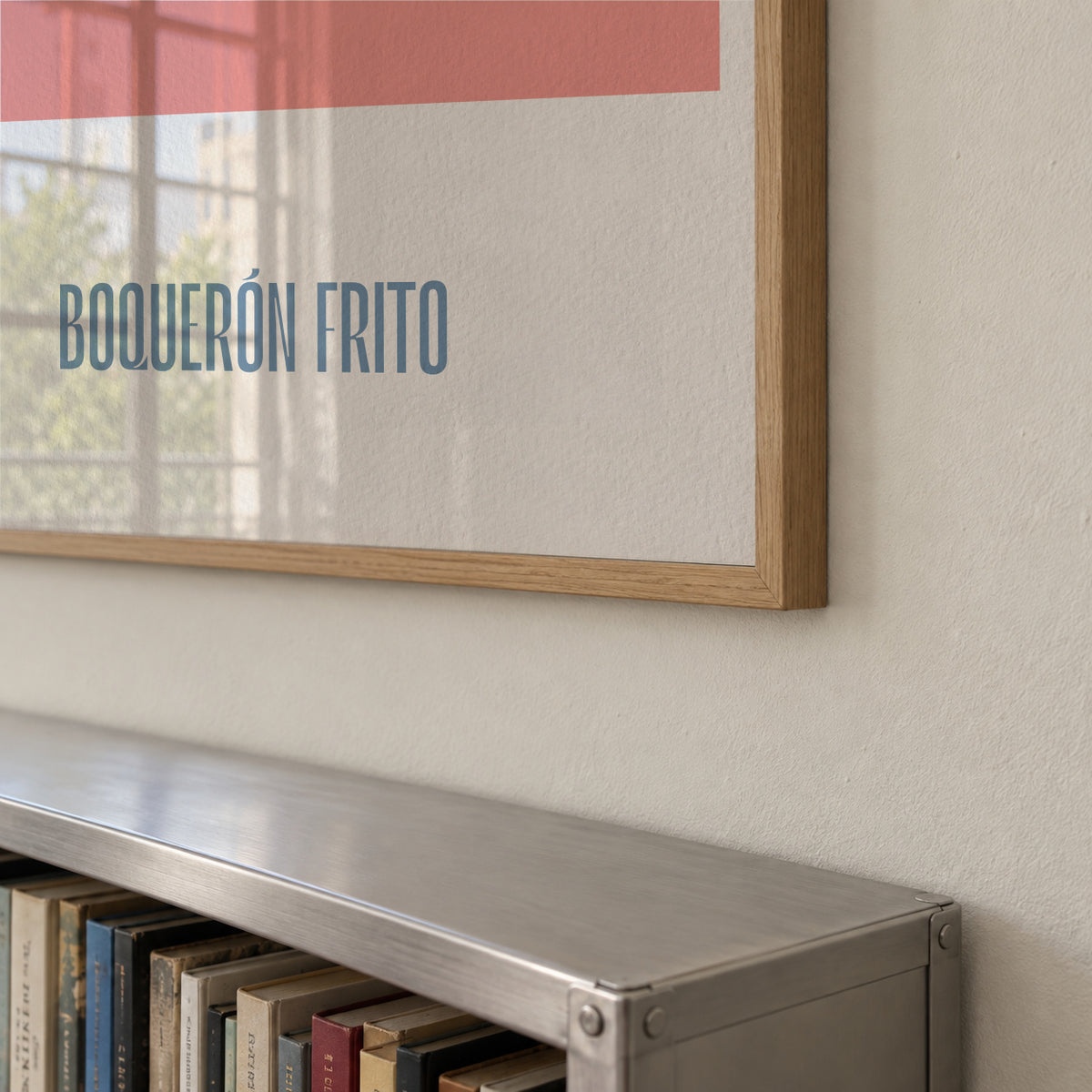 Boquerón frito - Framed poster detail