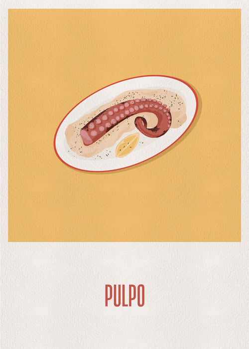 Keuken kunst: octopus op minimalistisch bord