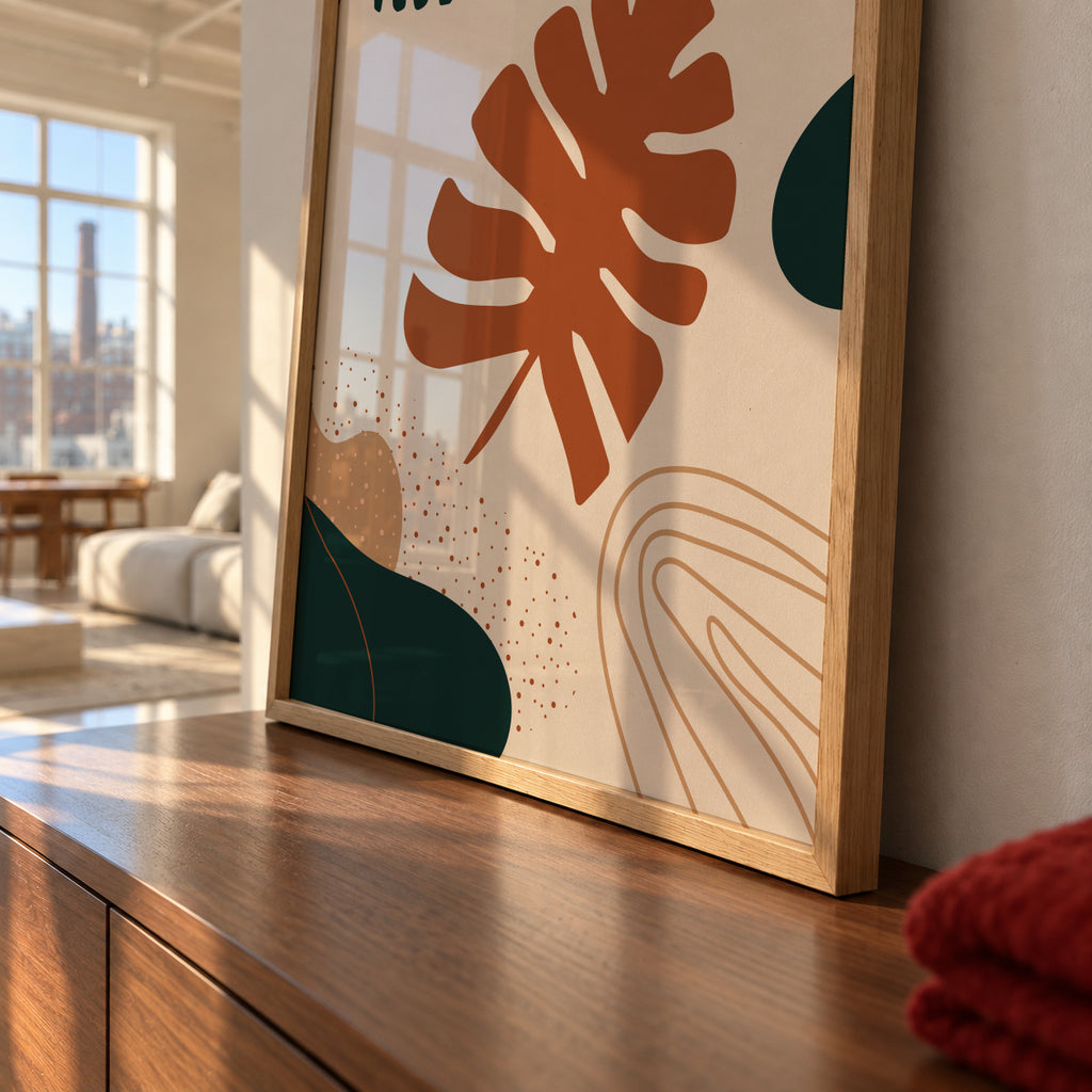 AbstractShape - Framed poster detail