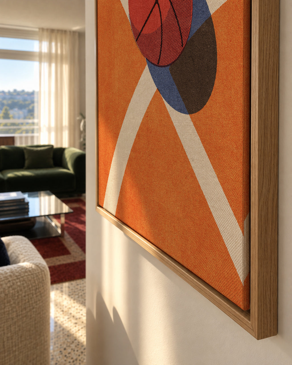 BALLS / Basketball (Indoor) - Framed canvas detail
