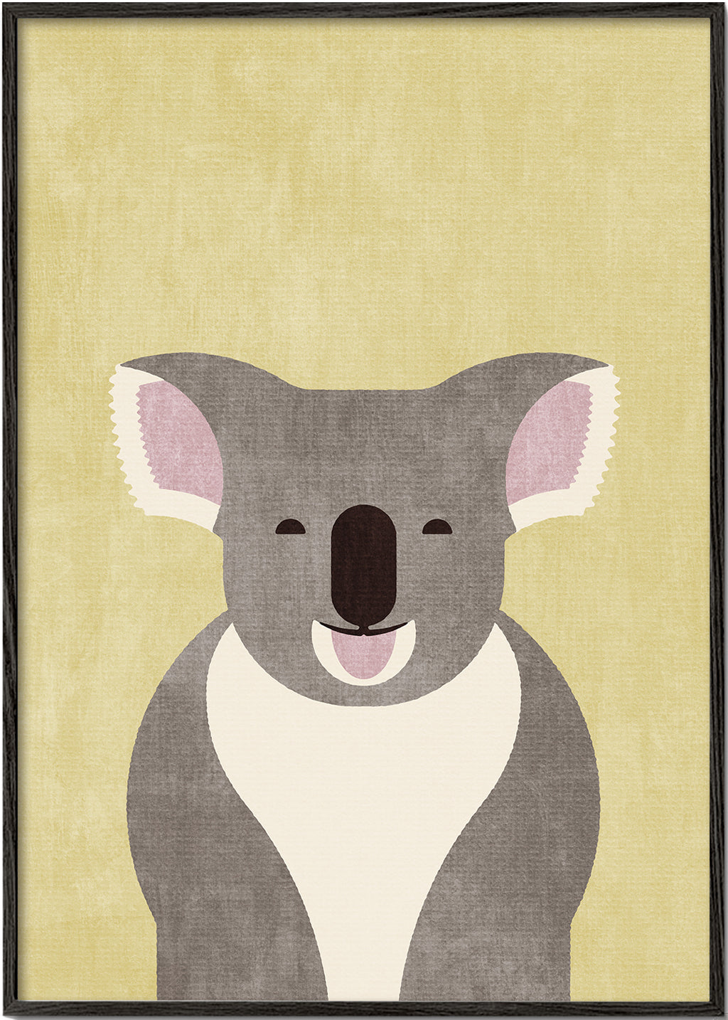 Kinderposter glimlachende koala
